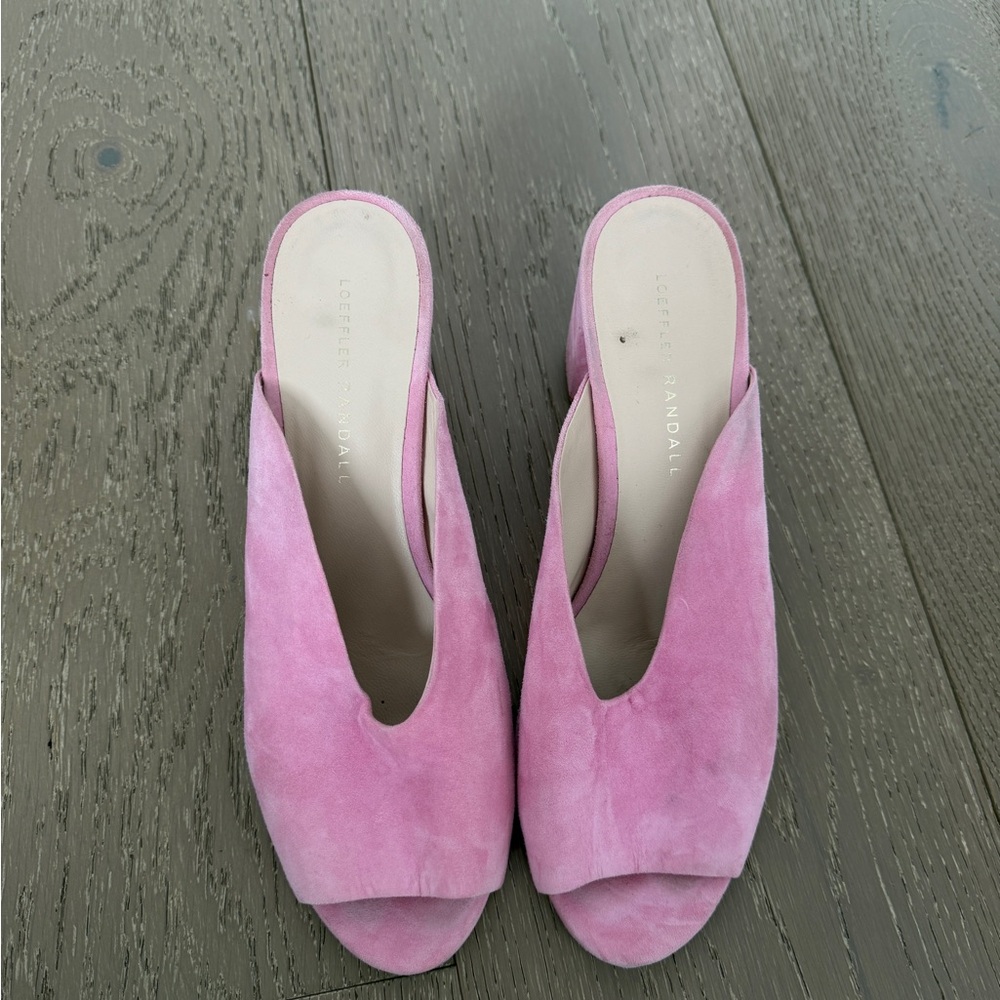 Loeffler Randall Bubblegum Pink Suede Women's Shoes